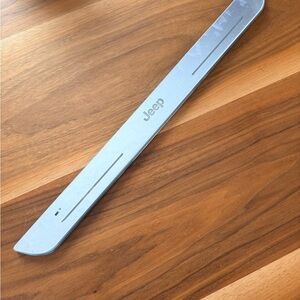 Jeep Silver Brushed Metal Door Scuff
